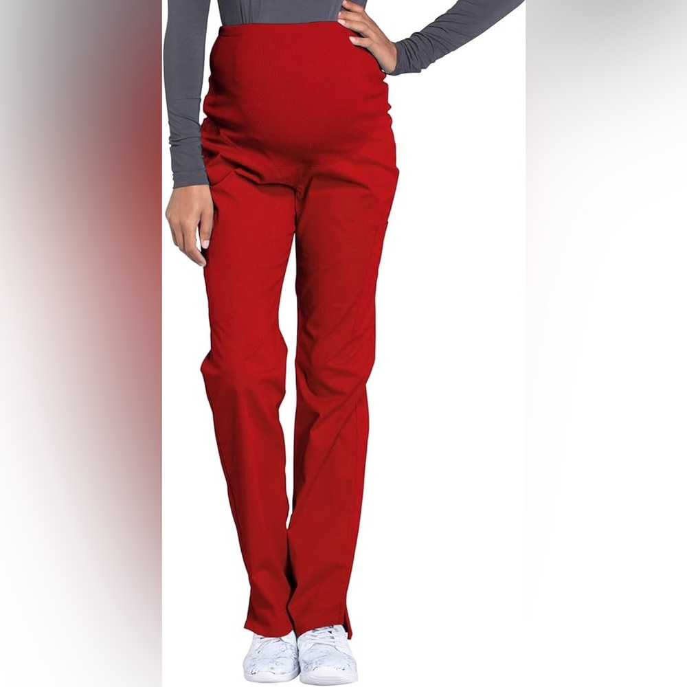 Cherokee Maternity Scrub Pants for Women, Workwear Professionals Soft Stretch.